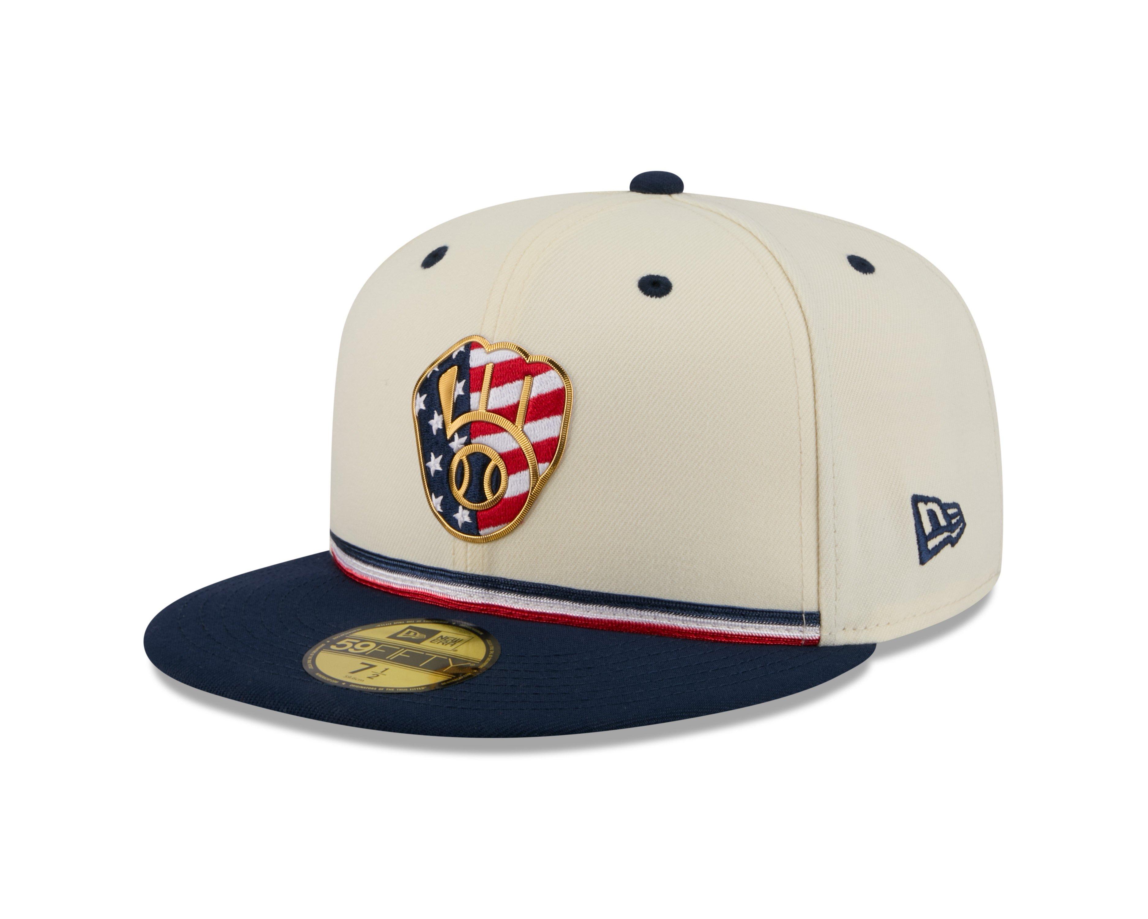 New Era Milwaukee Brewers 59FIFTY 4th of July Fitted Hat - Royal - ROYAL